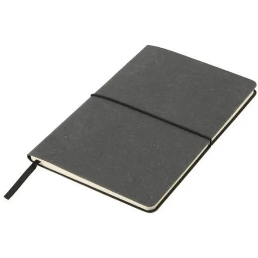 Kotel Eco-Neutral A5 Recycled Leather Soft Cover Notebook Black Unbranded